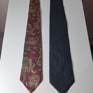 All Silk Vintage Mens Ties Sidran Hart Schaffer Marx 100% Silk 57-58 Inches